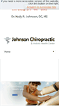 Mobile Screenshot of johnson-chiro.com